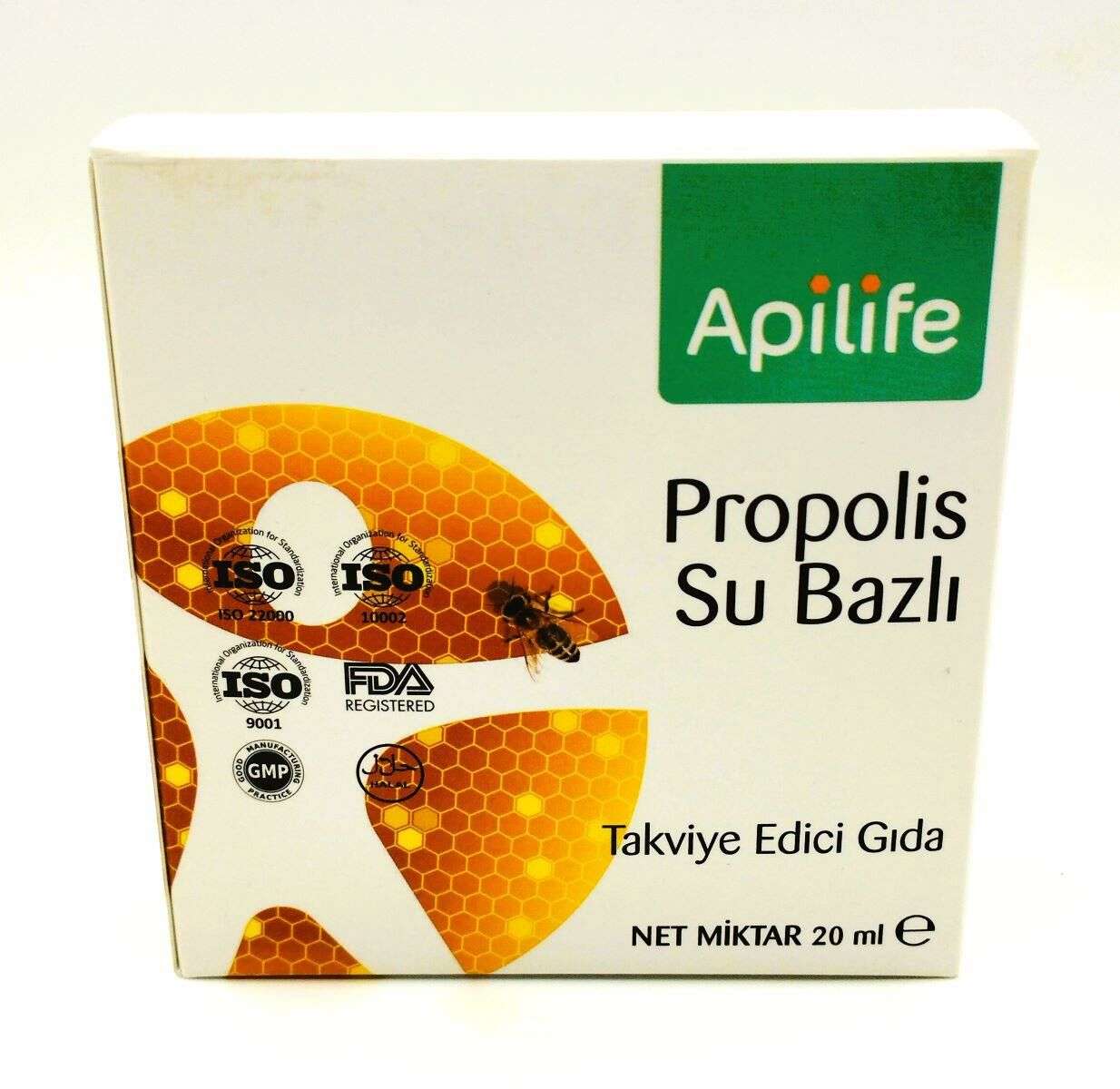 Apilife Propolis Su Bazlı 20 ml (% 15 Propolis İçerir)